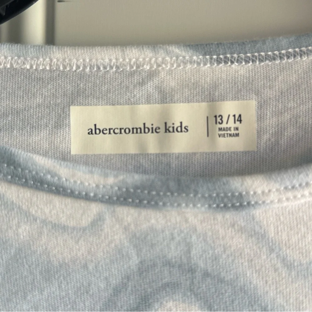 abercrombie kids Light Blue Wave Tee